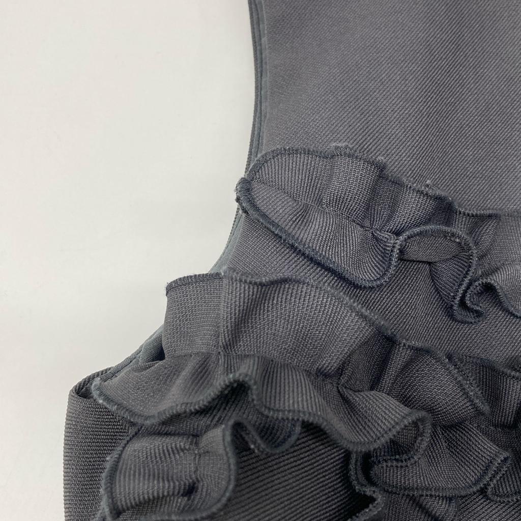 Rosy Monster  23 Years RMTO-0723S Gray Gray Frill One Piece Dress M grayUsed