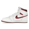 Air Jordan 1 Retro High 85 OG Metallic Burgundy Unisex Sneakers White Team-Red BQ4422-161