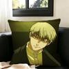 Zenin Naoya  Pillow Case Square Double-Sided Sofa Cushion Cover Bedroom Bedside Pillow