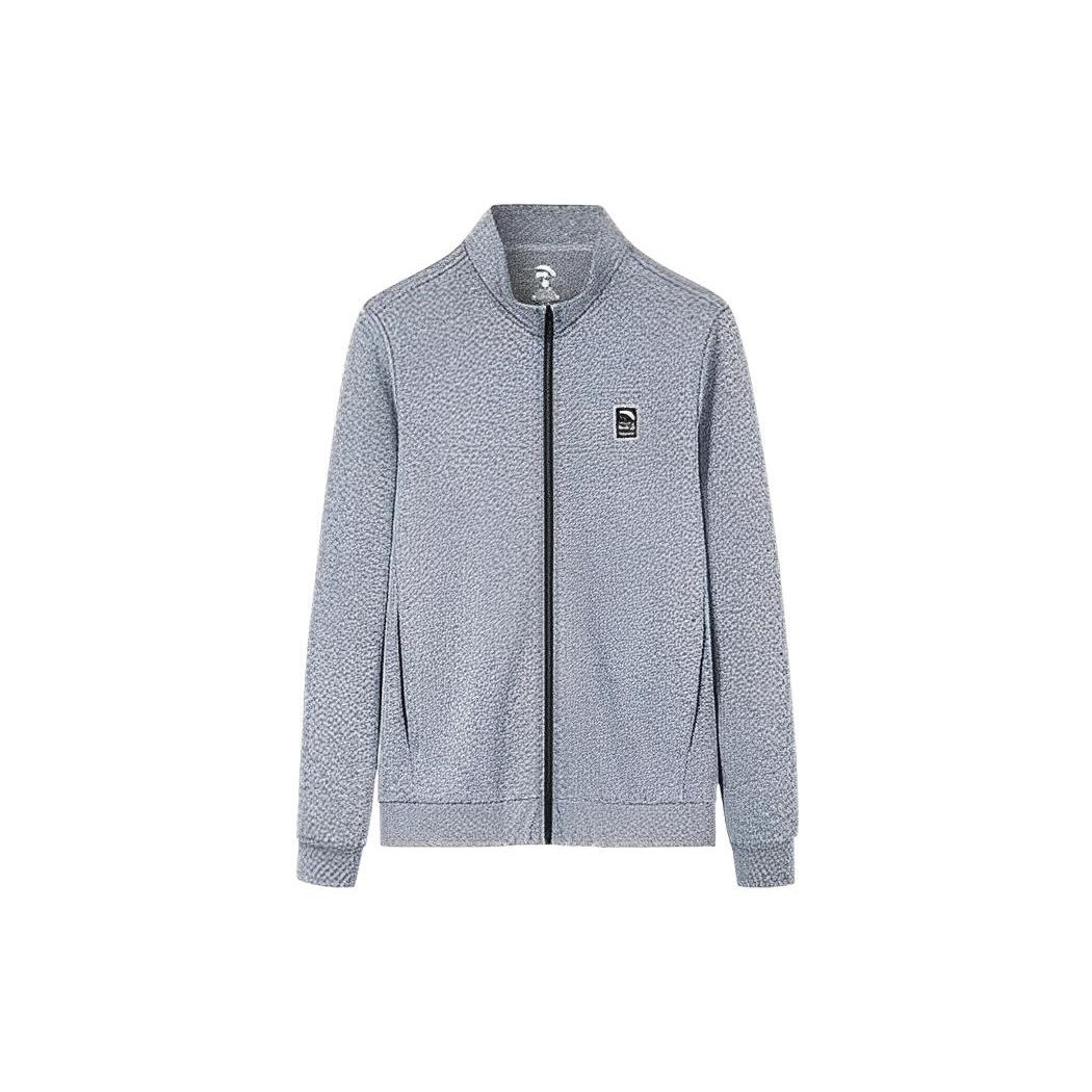 ANTA Variety Training Collection Jackets Men s Gray Heather Gray Stand Collar Moderate Other 152237705-1 M