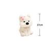West Highland White Terrier Plush Toys White Dog Stuffed Doll Adorably Room Decor Toys Accompany Sleep Toy Kids Birthday Gifts