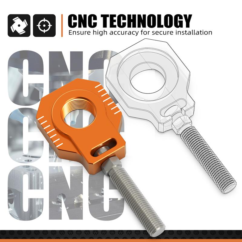 NICECNC For KTM SX 125 SX-F 450 XC XC-F 2013-2022 25mm Rear Axle Blocks Chain Adjuster For Husqvarna TC 125 250 FC 250 350 450