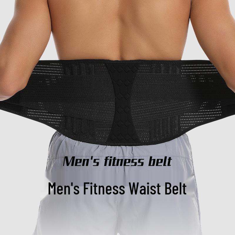 

Adjustable Breathable Waist Support Belt for Weightlifting and Fitness, Unisex M [Waist 80-90cm]