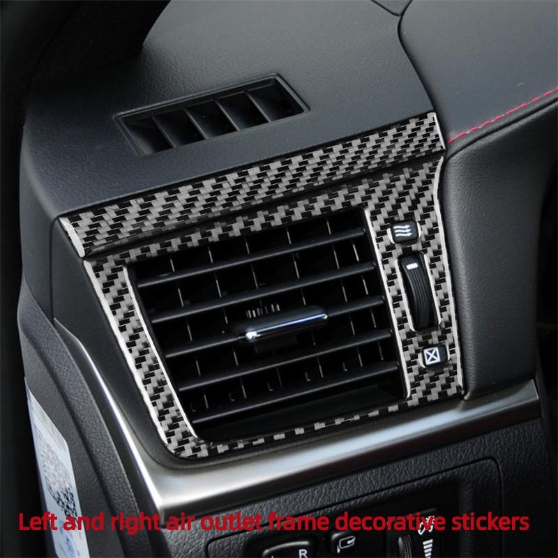 Set complet de autocolante auto din fibră de carbon pentru 11-17 Lexus CT Consolă centrală interioară Priză aer pentru bord Reglarea farurilor acoperiș