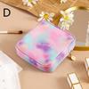 Borsa Porta Assorbenti con Gradiente, Pochette Mestruale Portatile, Organizer Impermeabile per Cosmetici per Tampax Assorbenti, Mini Custodia per Auricolari