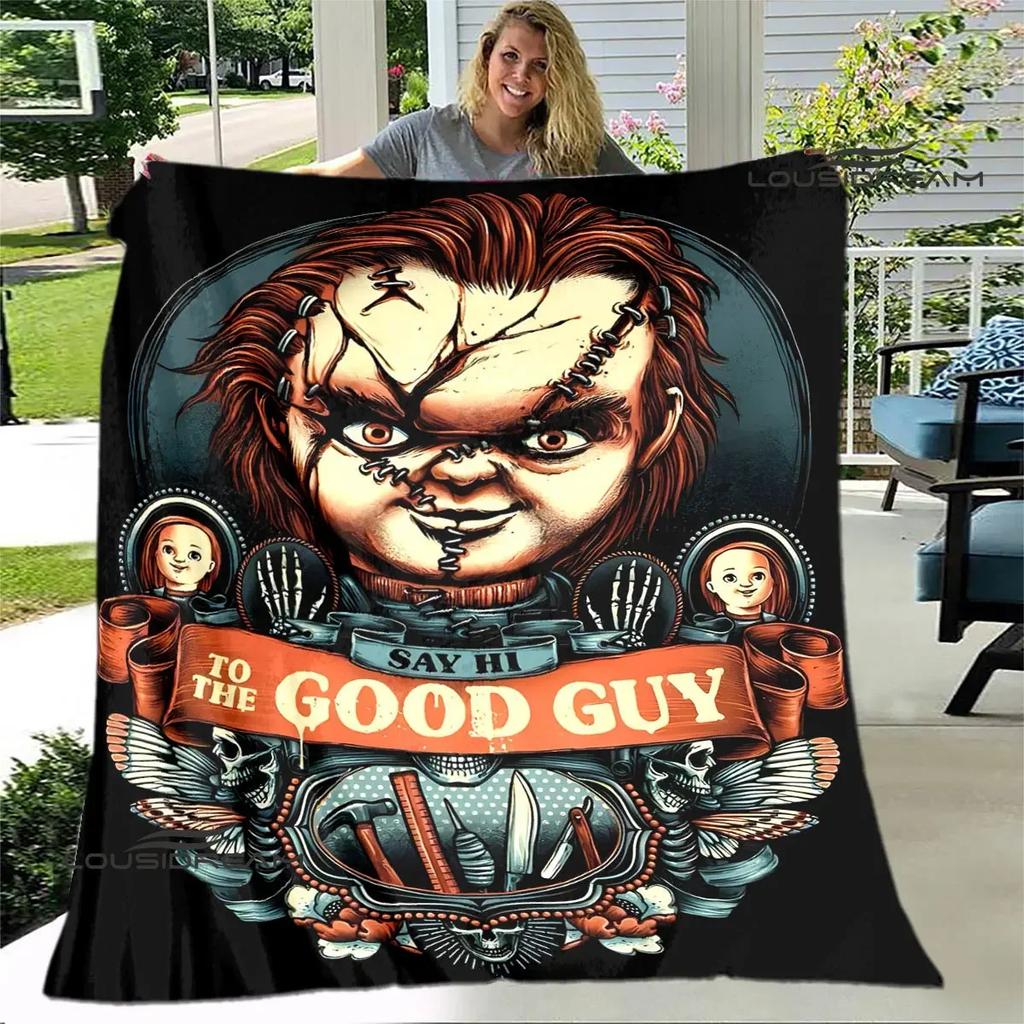 Horror movie Cult of Chucky printing blanket warm blanket soft and comfortable blanket Home travel blanket birthday gift