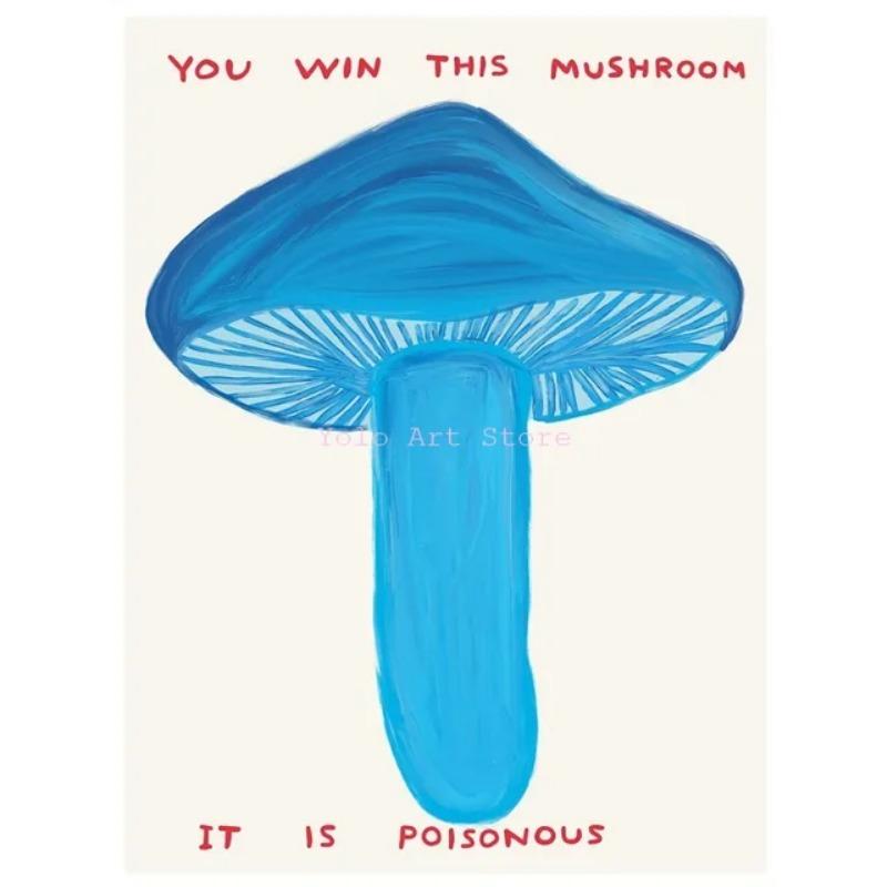 David Shrigley Zabawny Cytat Sztuka Ścienna  Jedzenie Owoce Herbata Mleko Wino Plakaty  Wydruki na Płótnie do Kuchni  Wystrój Kawiarni