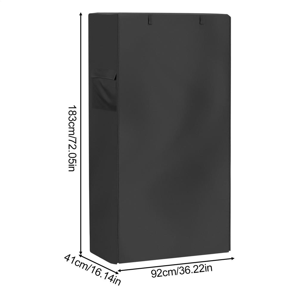 Shelf Dust Cover Black Shelf Dust Cover Household Items Rack Dust Cover Waterproof Oxford Cloth Shelf Protective Cover
