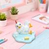 Funny Resin Slipping Chicken Figure Phone Stand Desk Decors Humorous Ornament Gift for Friend Family Birthday Holiday