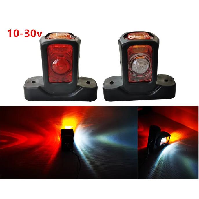 1 pereche 10-30v LED lumini laterale de contur lampă de tulpină lampă de marcare lampă E8 E-MARK remorcă camion camion tractor autobuz lumini