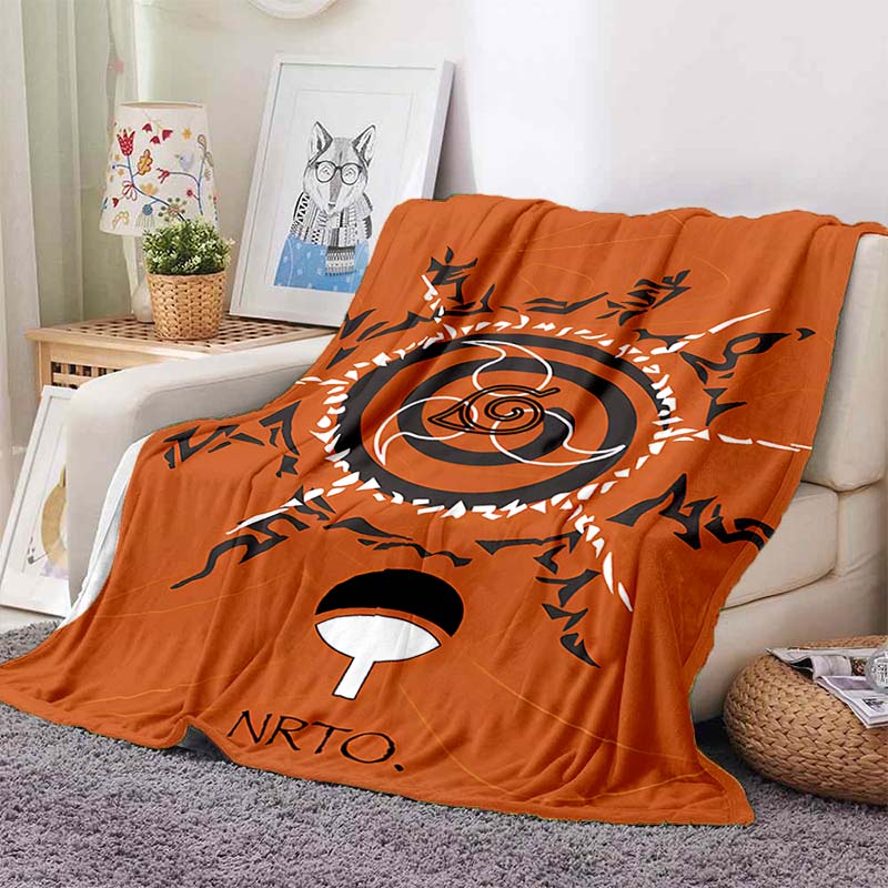 NARUTOUzumaki Naruto anime print blanket, warm and comfortable flannel blanket, suitable for bedrooms, sofas, beds, chairs, picn