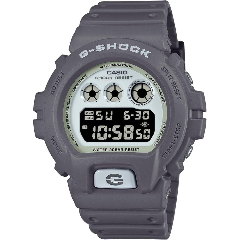 Casio G-Shock Hidden Glow Series DW-6900HD-8JF Men s Watch Gray
