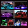 Hochwertige 8-LED-RGB-Rock-Lights mit APP-Steuerung für Jeep Off-Road Truck UTV ATV Unterboden-Radbeleuchtung Auto-LED-Chassis-Streifen