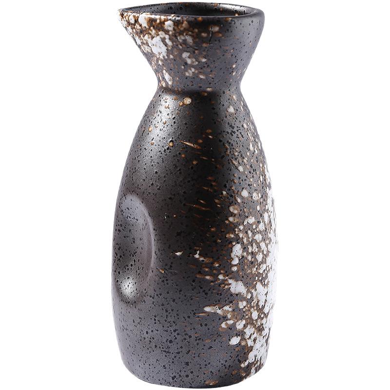 Japanese-Style Sake Pot Izakaya Wine Set Small Wine Bottle Wine Dispenser Sake Glass Kiln-Changed Porcelain Wine Set