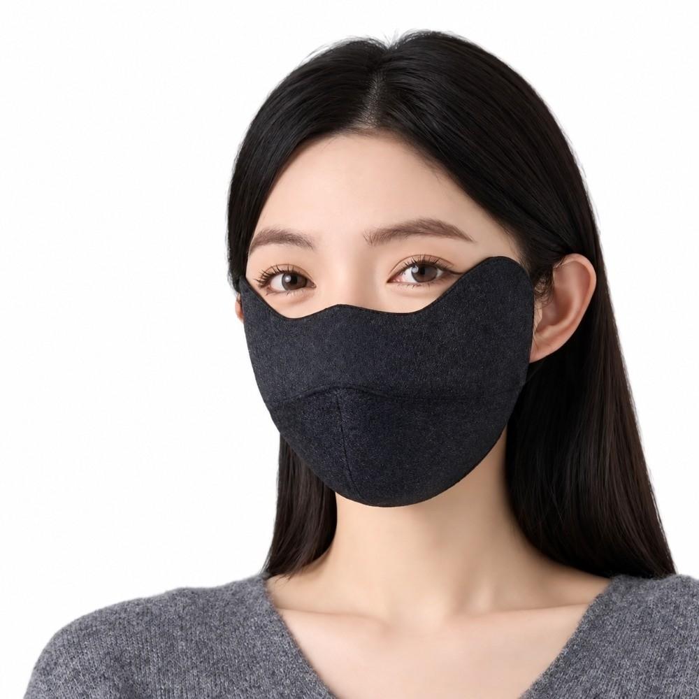Inner Layer Silk Full Face Cover Anti Cold Warm Face Shield Soft Winter Face Mask Winter Travel