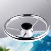 Stainless Steel Easy To Install Boat Steering Wheel Durable Marine Accessories 316 Stainless Steel