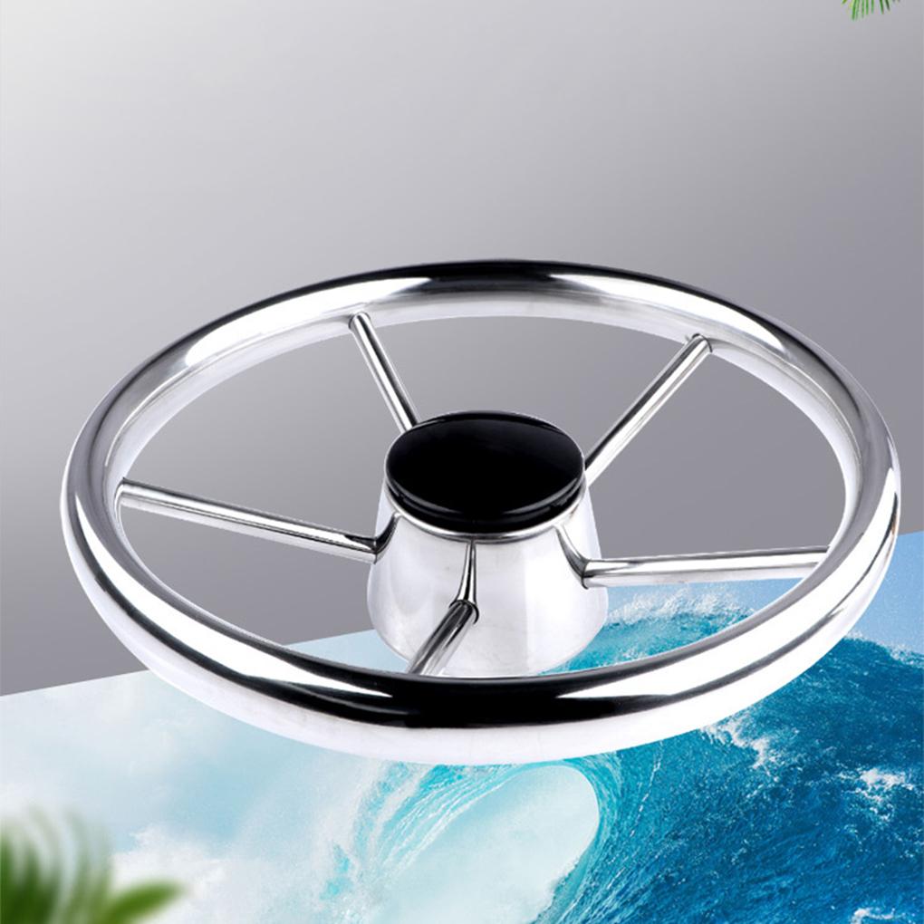 Stainless Steel Easy To Install Boat Steering Wheel Durable Marine Accessories 316 Stainless Steel
