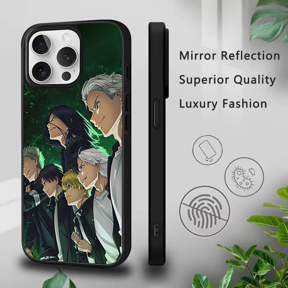 Anime W-Wind B-Breaker Phone Case For iPhone 17,16,15,14,13,12,11,Pro,Max,Plus,Mini,SE4,E Magnetic Magsafe Wireless Charging
