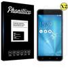 Gehärtetes Glas Asus Zenfone 3 ZOOM S ZE553KL - [2er-Pack] Ultra-widerstandsfähige Displayschutzfolie aus Glas [Phonillico®]