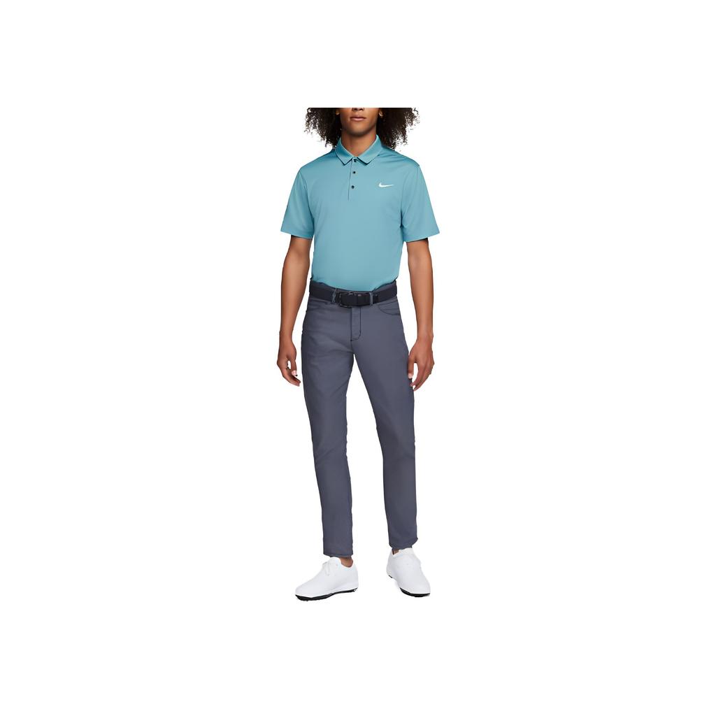 Nike Polo Bărbați Mânecă Scurtă Drept Solid Fotbal Albastru CT4581-424