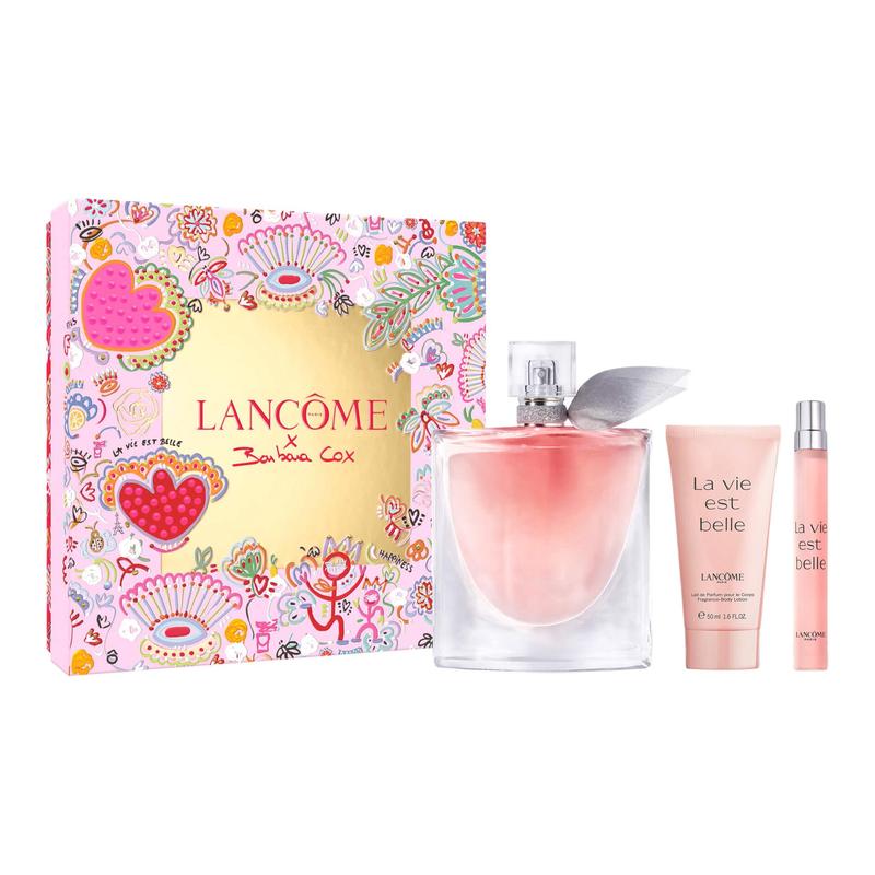 Lancôme Beautiful Life Perfume Set EDP Floral and Fruity 100ml+50ml+10ml коричневый