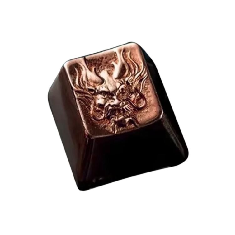 

Brass Keycap Copper Keycaps with Dragon Totem Designing Enhances Visual Impact on Gaming Mechanical Keyboards