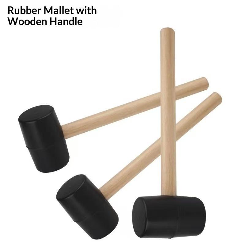 1Pcs Install Rubber Hammers - Large and Medium-Sized Rubber Hammers for Decorating Wooden Floors, Laying Floor Tiles