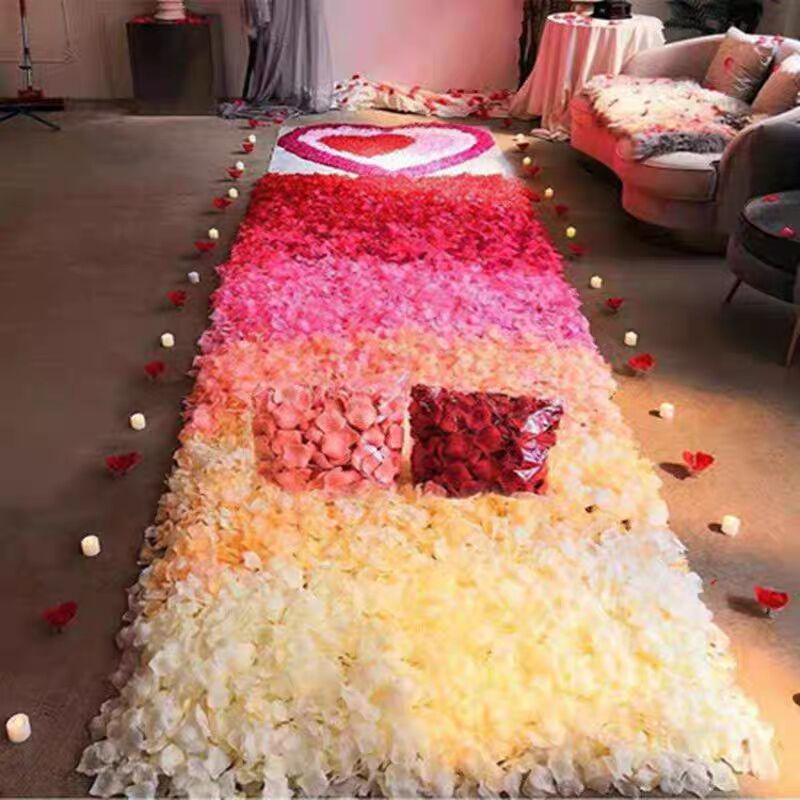 No-Rub Rose Petals for Weddings, Proposals, and Decorations