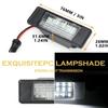 2pcs Number Lights For Nissan Qashqai Juke Micra Versa NV200 Note March Kicks X-Trail White LED Number License Plate Light Lamps License Plate Lights