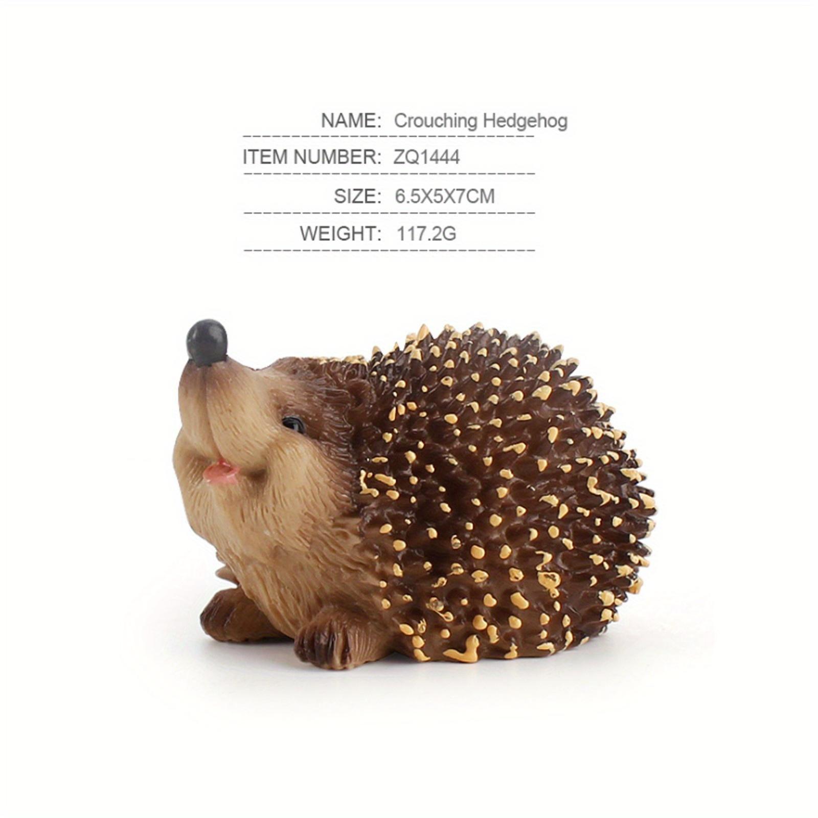 

1 шт. ПВХ Сплошная Имитация Ежа Модель Дикого Животного Маленькие Фигурки Ежиков Домашний Декор C