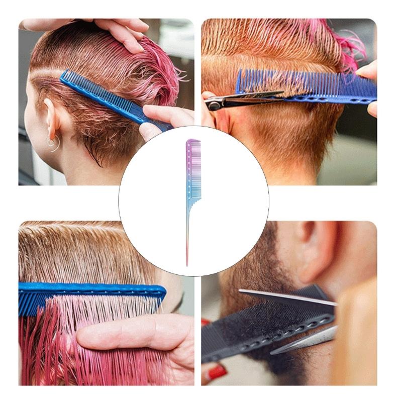 Hairdressing Comb Fine Tooth Comb Teasing Comb Hair Styling Comb Pin Tail Comb Parting Comb Hair Styling Accessories