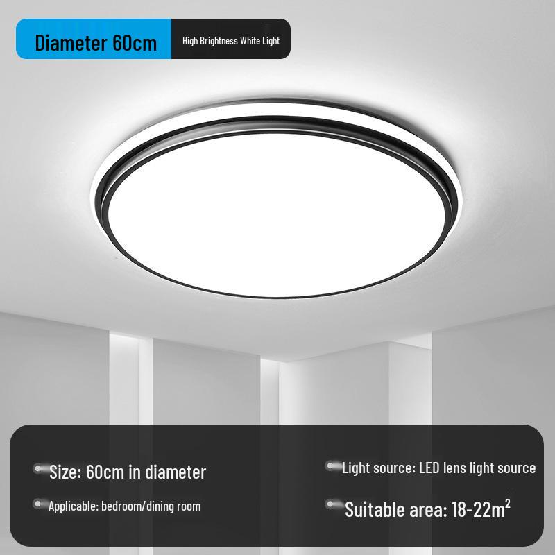 2025 Modern Round Ceiling Light: Super Bright Master Bedroom Fixture