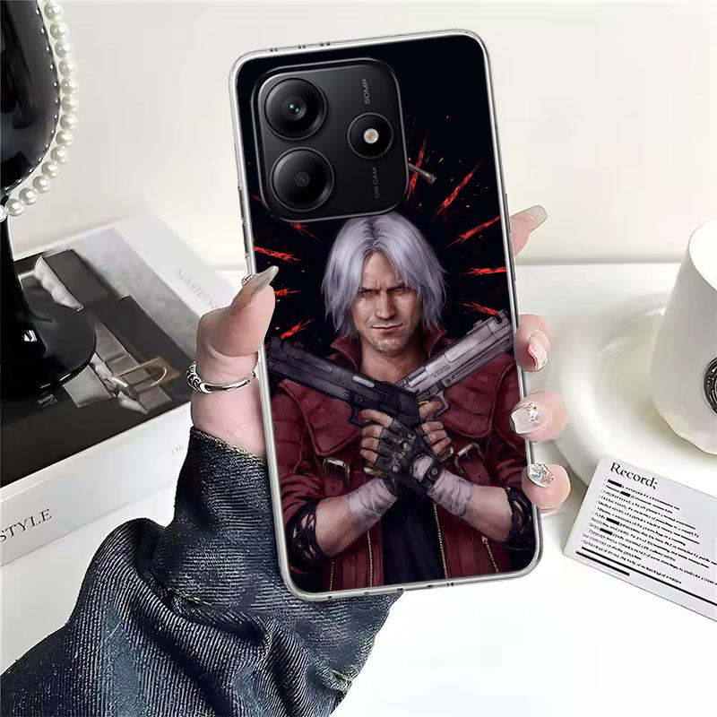 Game D-Devil May Cry 5 Soft Phone Case For Xiaomi Redmi Note 15 14 14S 13 12 Pro Plus 12S 11 11S 11E 10 10S 11T 5G Fundas Coque