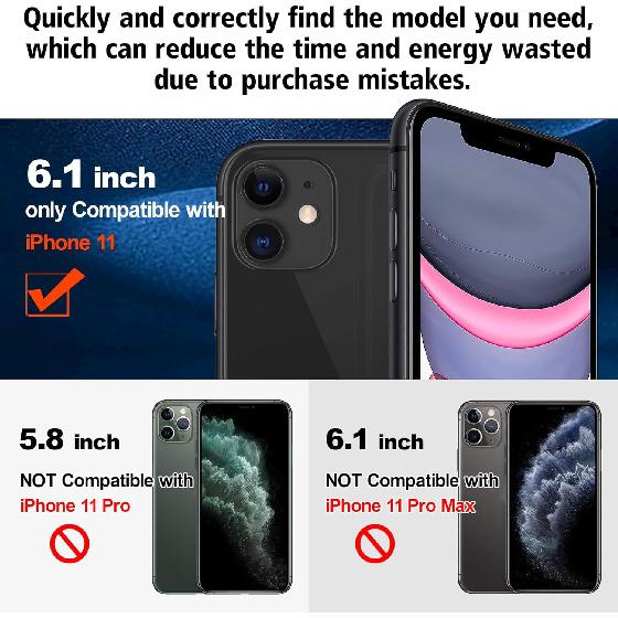 Back Rear Camera Replacement for iPhone 11 Module 12MP Main Rear Lens Parts Replacment for A2221 A2111 A2223