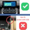 Support de téléphone personnalisé pour Toyota Land Cruiser LC300 2022 – 2024 (écran sans USB), Base d'écran de tableau de bord, sans perceuse