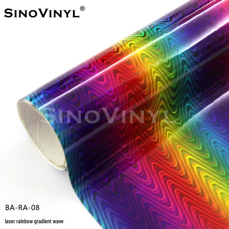 DIYCraft Rainbow Heart Gradient Car Decals - Dazzling Sticker for Vehicle Body