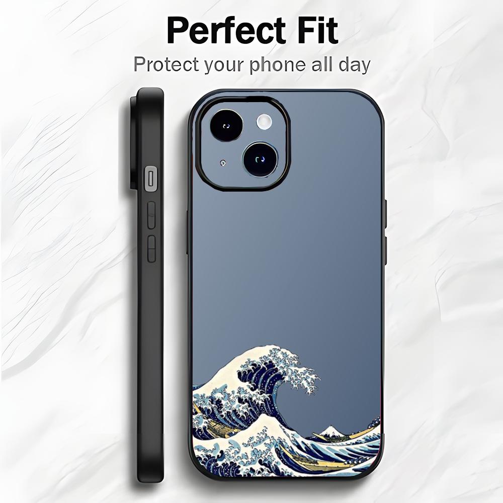 

Fashion Japan The Great Wave Of Kanagawa Phone Case Phone Case Soft Packaging Lightweight For iPhone17 16 15 14 13ProMax iphone12promax