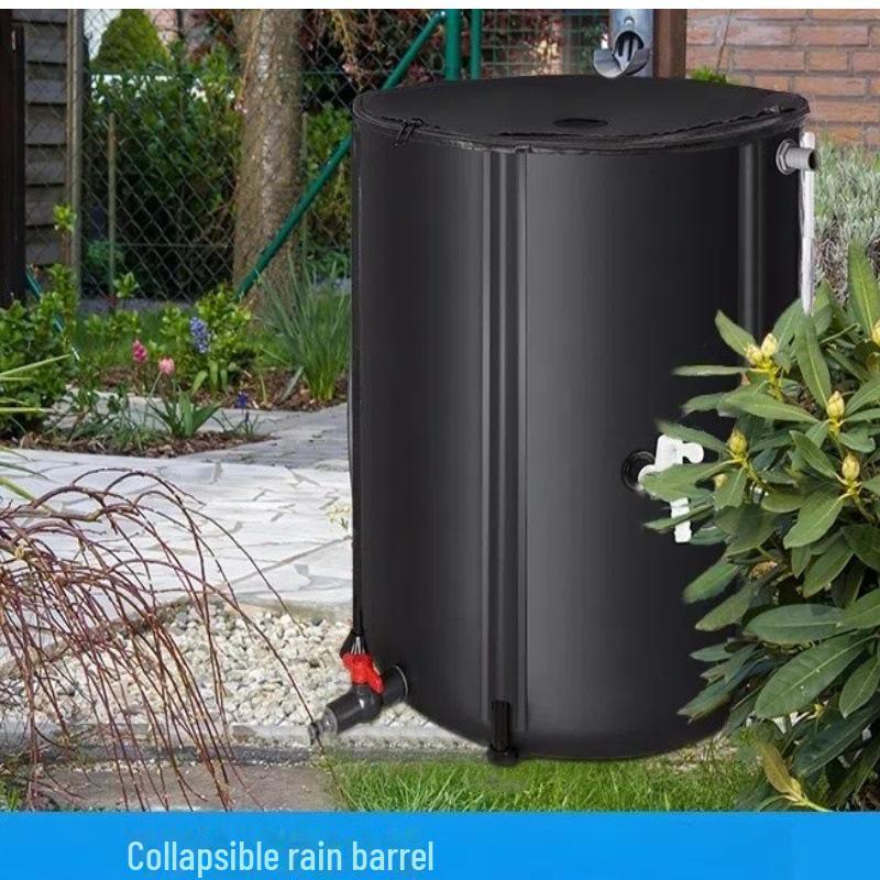 Cross-Border Foldable Rainwater Collector: Portable, Multi-Functional, Large Storage Barrel for Outdoor and Garden Use.