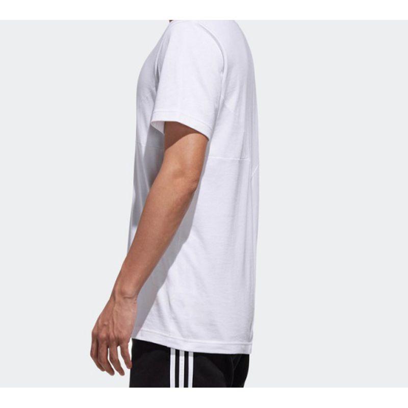 Adidas Originals Trefoil NMD Letter Logo Short Sleeve T-Shirt Men Tops White DX4206
