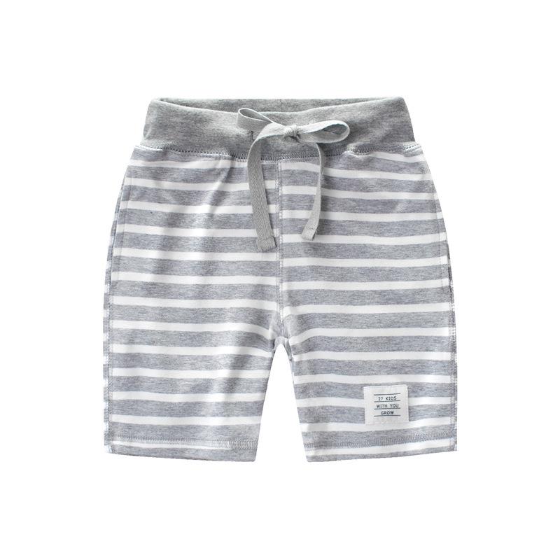 27Kids Korean Style Boys' Mid-Length Striped Summer Pants - New Arrival Baby Five-Point Pants