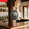 2D Plane Hanging Decorative Signs, Interior Wall or Door Decoration, Garden Decoration, Two Elephant Pattern, Interesting Gifts for Family and Friends