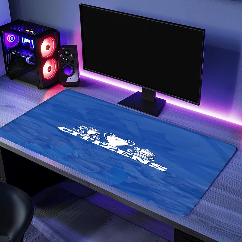 Manchester City Football Club Mauspads - Rutschfeste Gummibasis, Glatte Oberfläche für Arbeit, Gaming, Büro und Zuhause, Schreibtisch-Mauspad