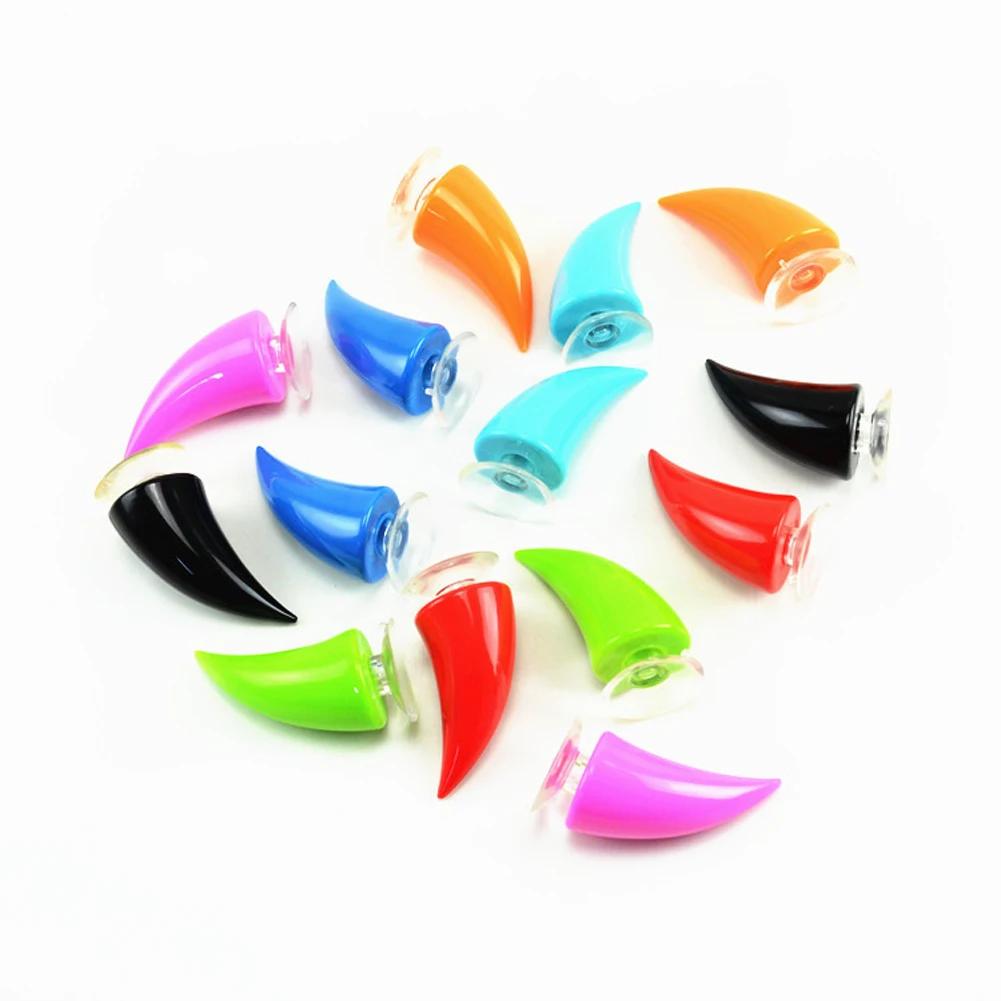 Devil Horn Helmet Horns Decorative Horn Anti-scratch DIY Mortorcycle Rubber Helmet Devil Horn with Suction Cup Tape Helmet Decor