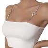 2Pcs Slip Resistant Bra Straps Lingerie Accessories Crystal Shoulder Belts Shoulder Straps  Women