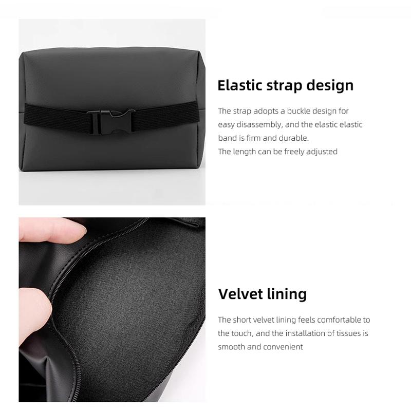 2026 Hot For Renault Hub Caps Car Tissue Box Sun Visor Seat Back Paper Towel Storage Bag For Renault Clio Kadjar Koleos QM6 Espa