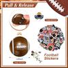 Aoriher 162 Pcs Football Party Favors, Football Party Gift Goodie Bag Fillers Foam Footballs Tattoo Stickers Keychains Stickers Charm Bracelets Sport