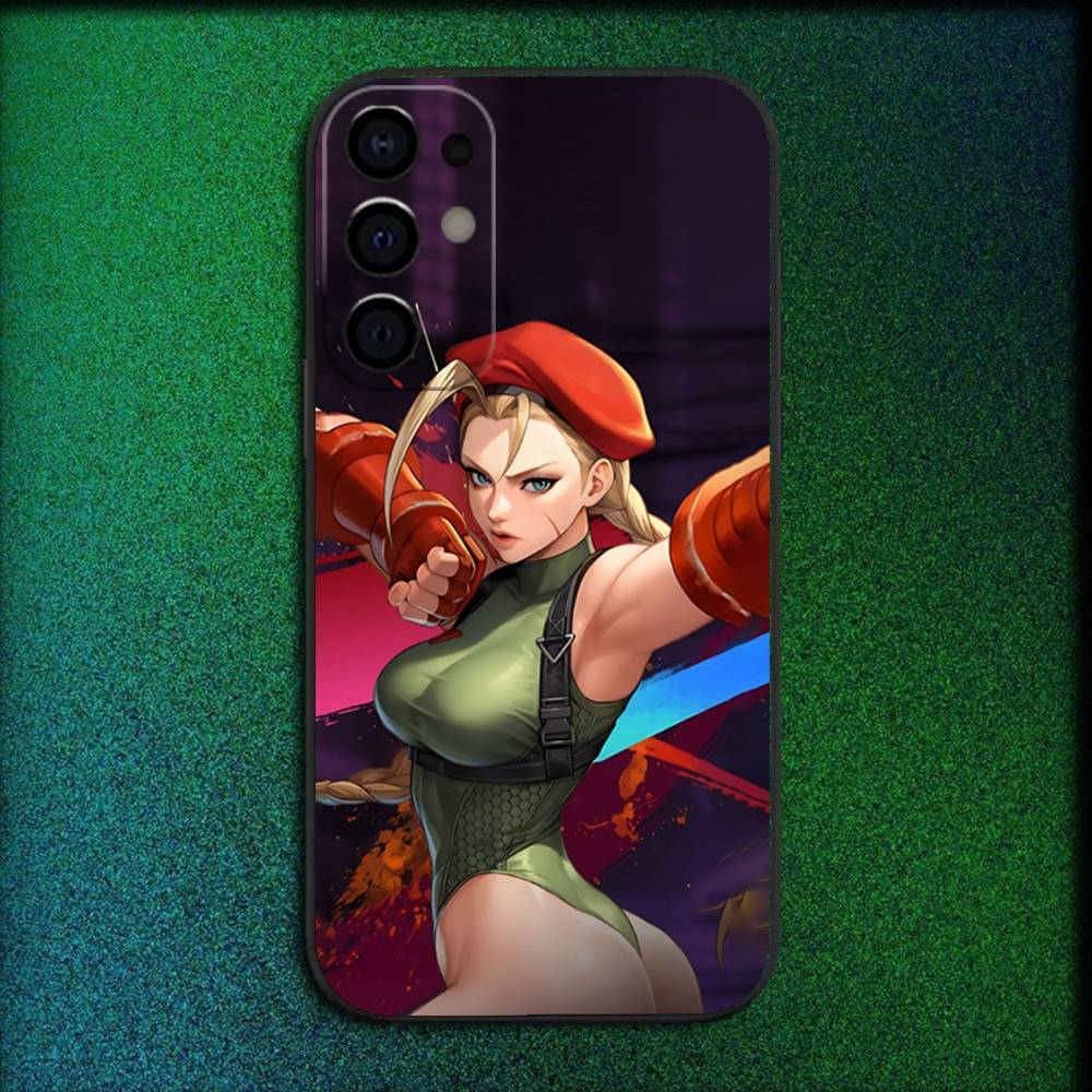 

S-Street F-Fighter Gammy Phone Case For Samsung S25,S24,S21,S22,S23,S30,Ultra,S20,Plus,Fe,Lite,5G Black Cover Samsung S225G