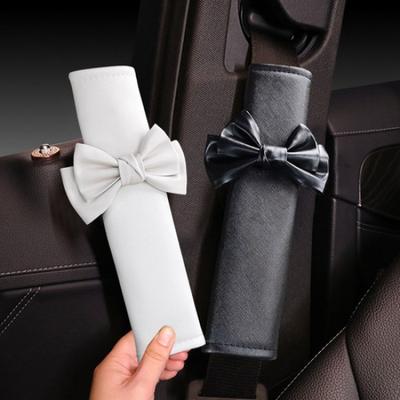 1Pc Car Seat Belt Cover Strap Leather Shoulder Comfort Cushion Pad Accessories