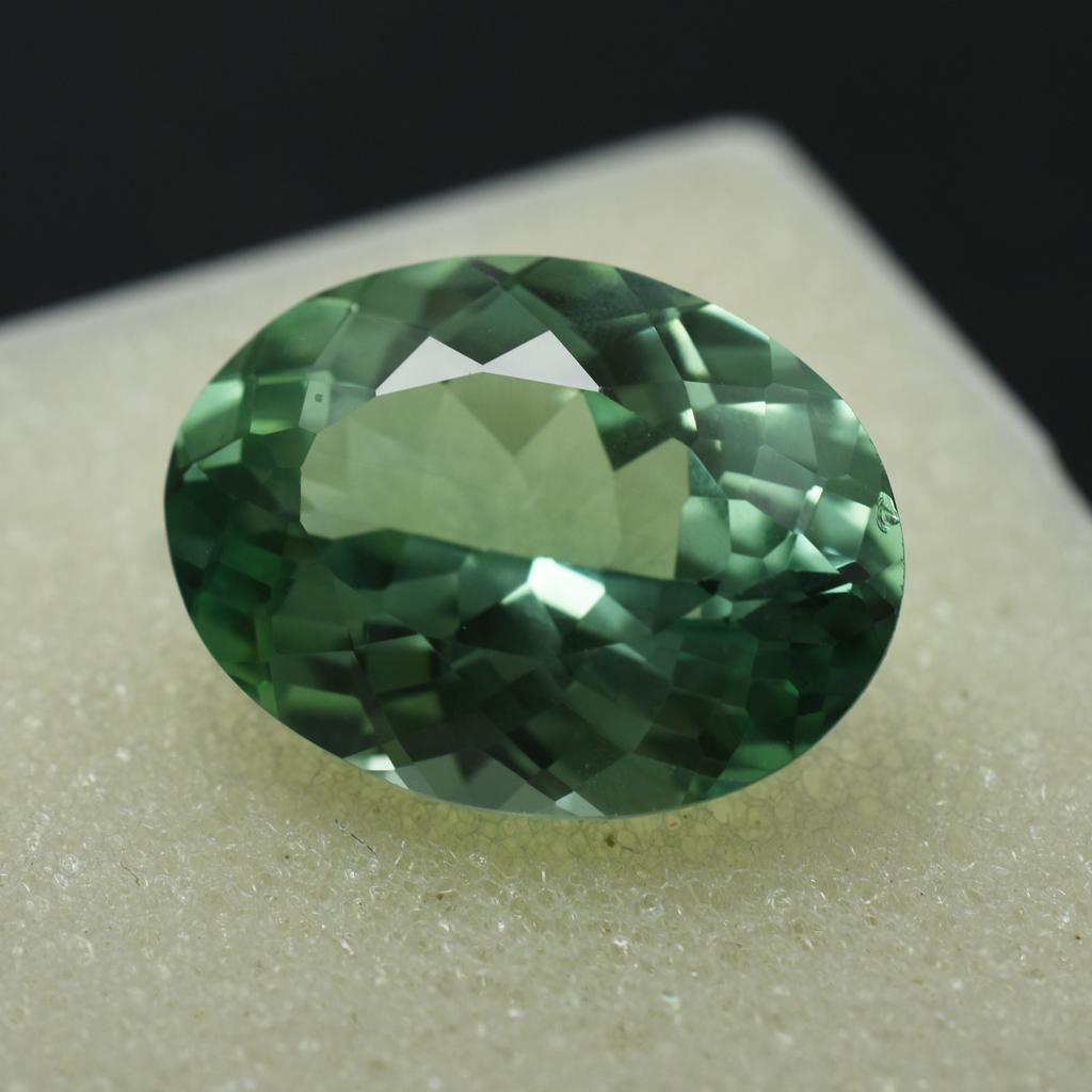 Certified Natural Bluish Green Sapphire 9.5 Ct Oval Fabulous Loose Gemstone