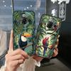 Waterproof Back Cover Phone Case For ZTE Nubia Focus Pro 5G Card Slot Graffiti Silicone Dirt-resistant TPU Anti-knock